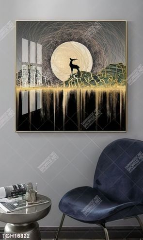 Tranh ghép 3d in vải canvas