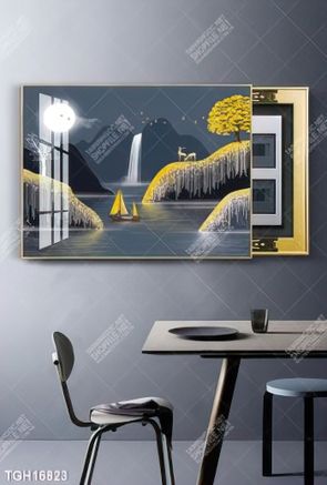 Tranh ghép tráng gương treo trang trí tường