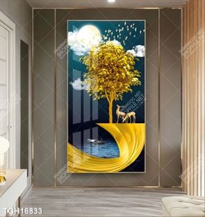 Tranh decor phong cách nội thất tối giản