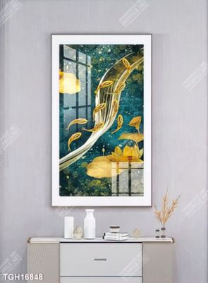 Tranh treo phòng khách đẹp ghép bộ