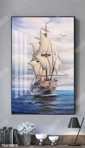 Tranh ghép theo bộ trang trí tường nhà độc đáo