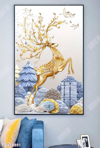 Tranh treo tường phòng khách mẫu mới nhất