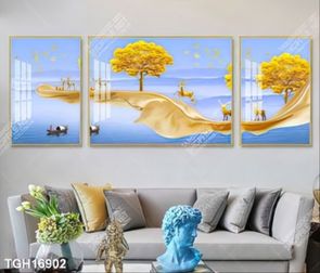 Tranh ghép tráng gương treo trang trí tường