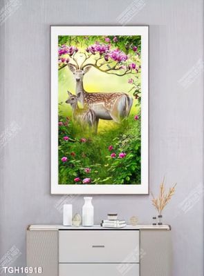 Tranh decor phong cách nội thất tối giản