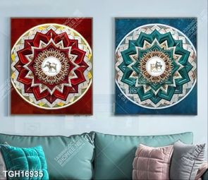 Tranh ghép theo bộ trang trí tường nhà độc đáo