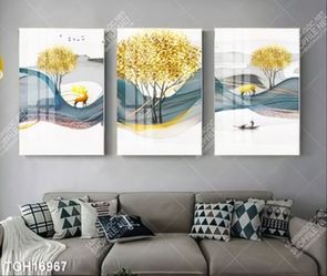Tranh ghép tráng gương treo trang trí tường
