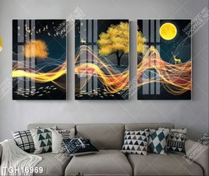 Tranh treo tường ghép bộ nhiều tấm đẹp hiện đại