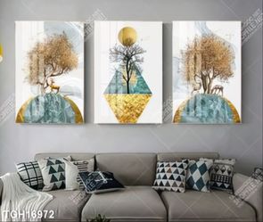 Tranh treo tường phòng khách đẹp, sang trọng và hiện đại