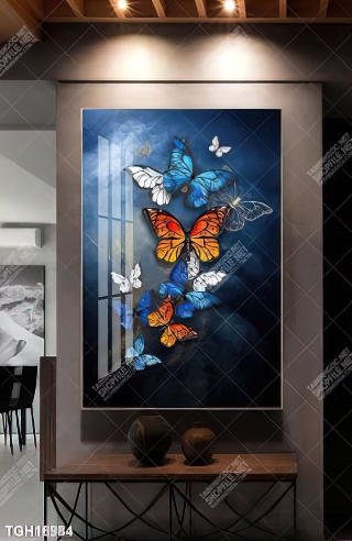 Tranh treo tường 3D đẹp cho phòng khách hiện đại