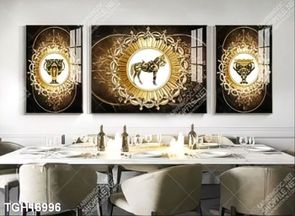 Tranh ghép theo bộ trang trí tường nhà độc đáo