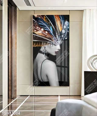 Tranh canvas decor phòng khách đẹp hiện đại
