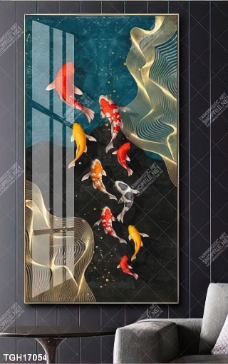 Tranh ghép 3d in vải canvas