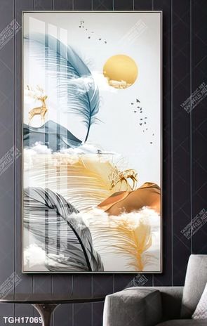 Tranh ghép 3d in vải canvas