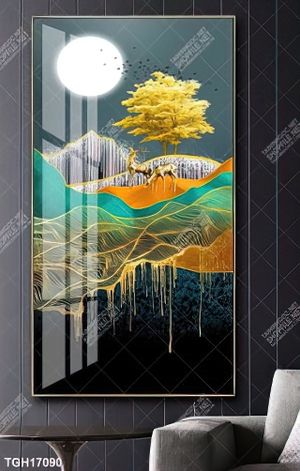 Tranh ghép theo bộ trang trí tường nhà độc đáo