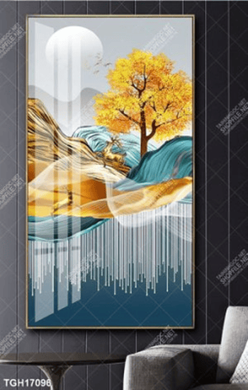 Tranh treo tường 3D đẹp cho phòng khách hiện đại
