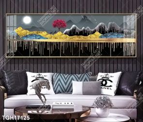 Tranh ghép tráng gương treo trang trí tường