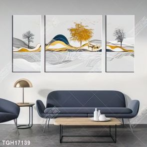 Tranh ghép 3d in vải canvas