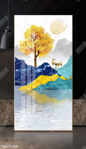 Tranh treo tường phòng khách đẹp, sang trọng và hiện đại