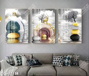 Tranh canvas decor phòng khách đẹp hiện đại