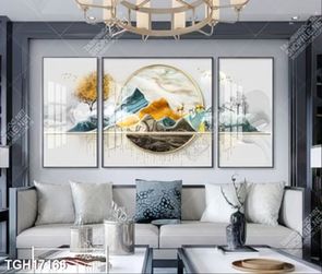 Tranh ghép 3d in vải canvas