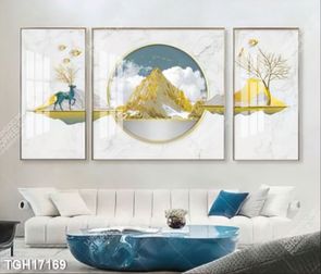 Tranh treo tường ghép bộ nhiều tấm đẹp hiện đại