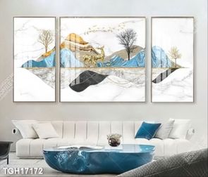Tranh treo tường phòng khách đẹp, sang trọng và hiện đại
