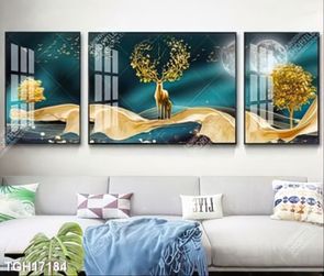 Tranh treo tường ghép bộ nhiều tấm đẹp hiện đại