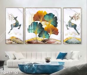 Tranh ghép theo bộ trang trí tường nhà độc đáo