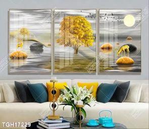 Tranh treo tường phòng khách đẹp, sang trọng và hiện đại