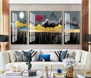 Tranh ghép theo bộ trang trí tường nhà độc đáo