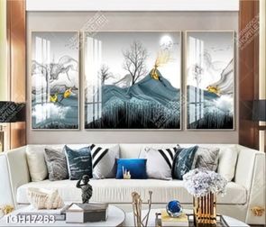 Tranh ghép tôn vẻ đẹp mảng tường trắng