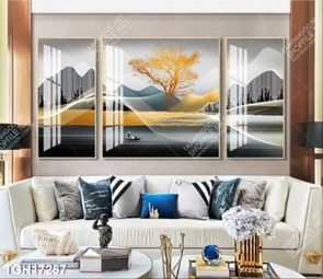 Tranh decor phong cách nội thất tối giản
