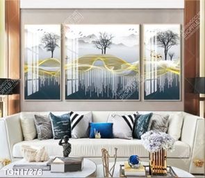 Tranh ghép 3d in vải canvas