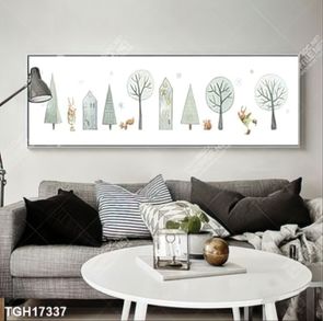 Tranh ghép theo bộ trang trí tường nhà độc đáo