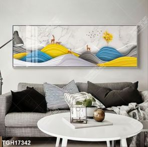 Tranh decor phong cách nội thất tối giản