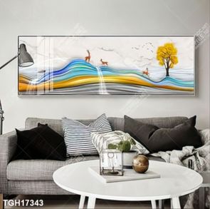 Tranh treo tường 3D đẹp cho phòng khách hiện đại