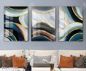 Tranh ghép tôn vẻ đẹp mảng tường trắng