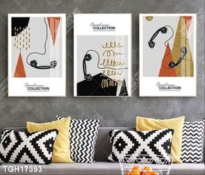 Tranh treo tường ghép bộ nhiều tấm đẹp hiện đại