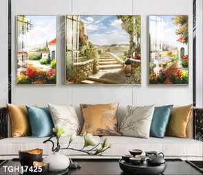 Tranh decor phong cách nội thất tối giản