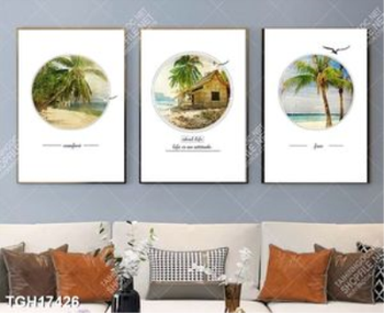Tranh treo tường 3D đẹp cho phòng khách hiện đại