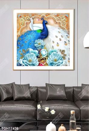 Tranh ghép 3d in vải canvas