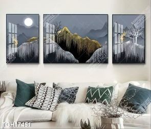 Tranh ghép 3d in vải canvas