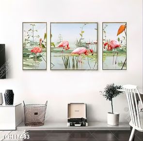 Tranh ghép theo bộ trang trí tường nhà độc đáo