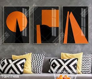 Tranh decor phong cách nội thất tối giản
