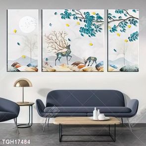 Tranh treo tường ghép bộ hiện đại và đẹp