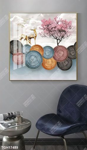 Tranh canvas decor phòng khách đẹp hiện đại