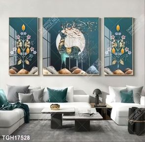 Tranh decor phong cách nội thất tối giản