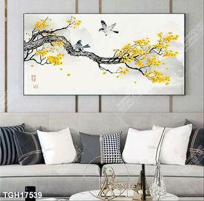 Tranh ghép 3d in vải canvas