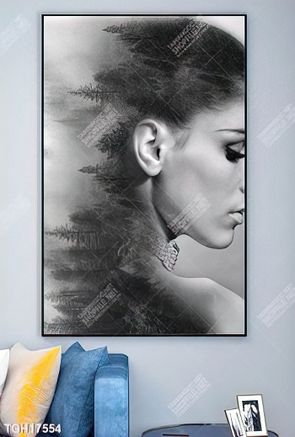 Tranh ghép 3d in vải canvas