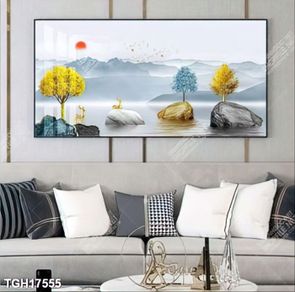 Tranh ghép tráng gương treo trang trí tường